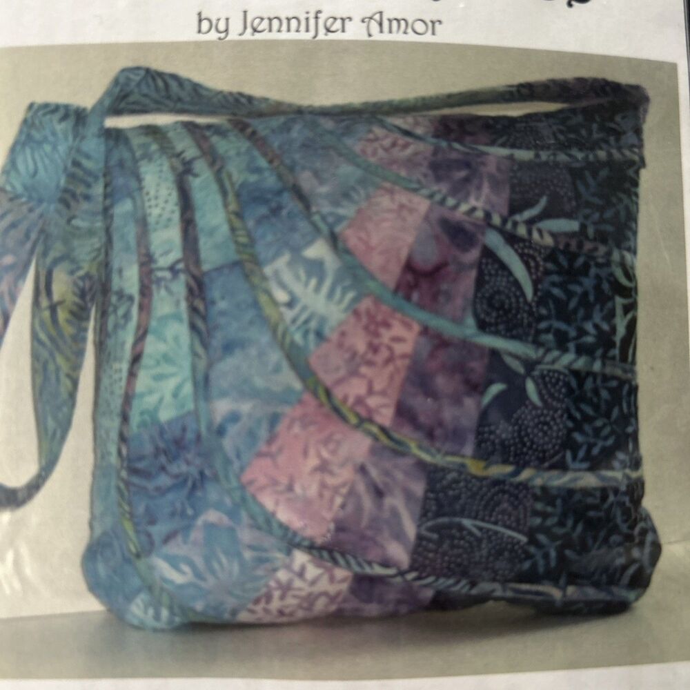 Jennifer Amor Moondreams Purse Pattern & Batik Fabric Bag Making Sewing Kit
